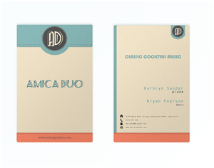 Business Card Design by El Graphica for Mood+Music+Musicians | Design: #2183371