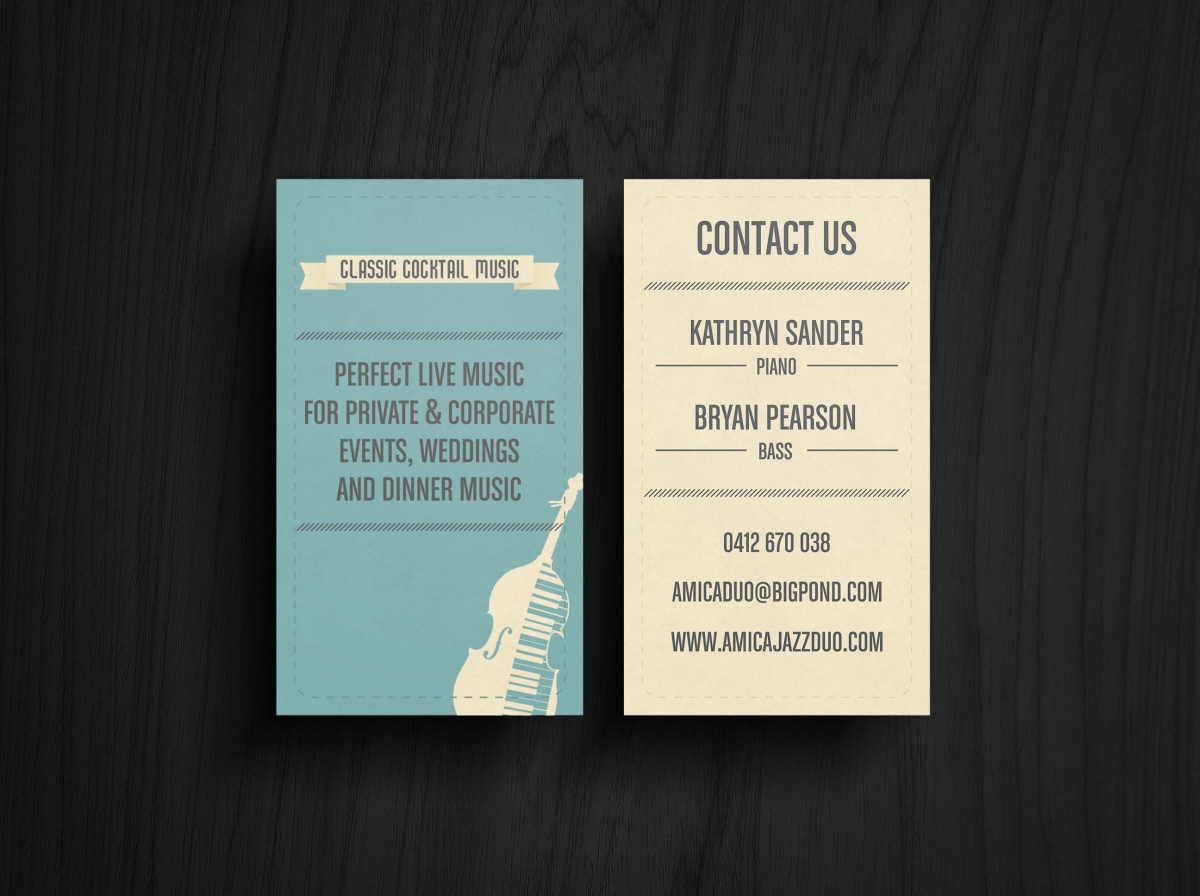 Business Card Design by HYPdesign for Mood+Music+Musicians | Design #2195424