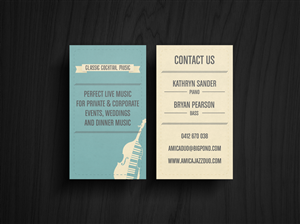 Business Card Design by HYPdesign for Mood+Music+Musicians | Design: #2195424