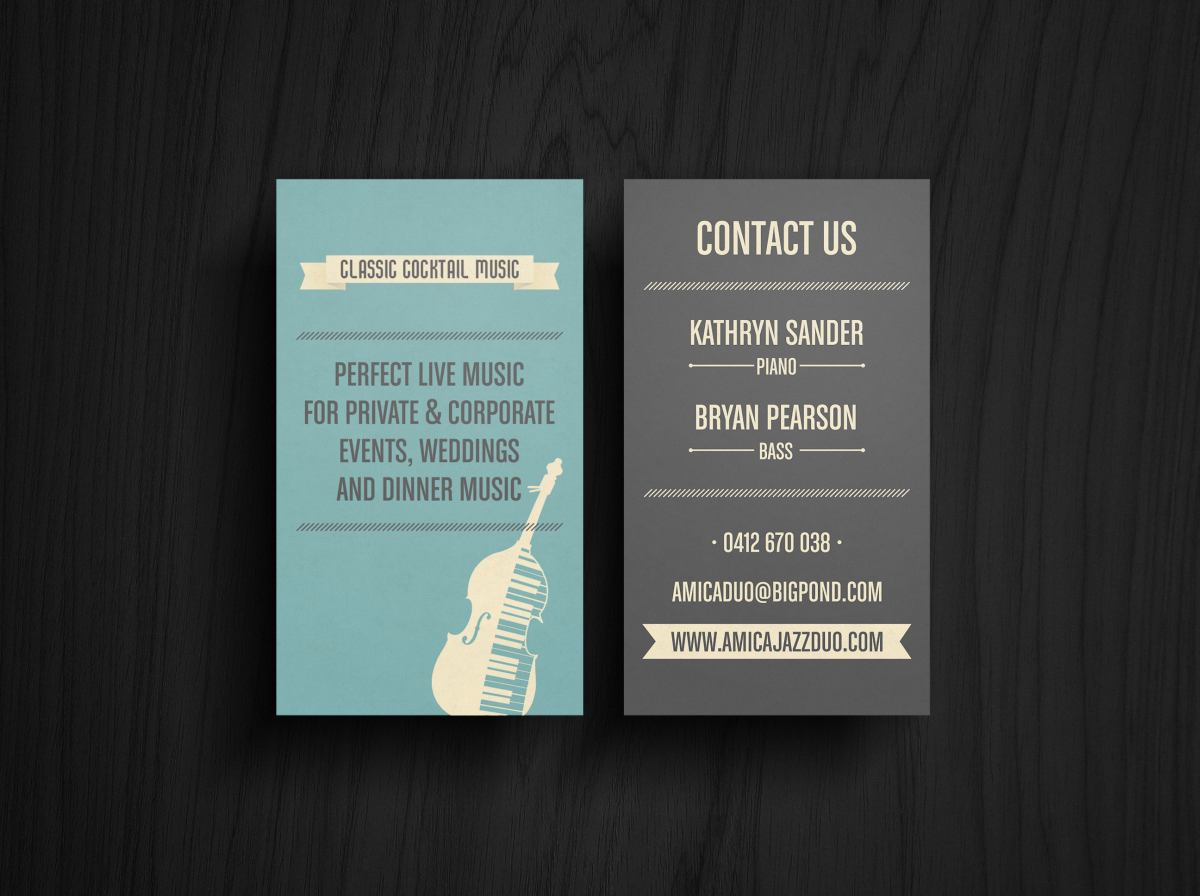 Diseño de Tarjeta de Presentación por HYPdesign para Mood+Music+Musicians | Diseño #2195427