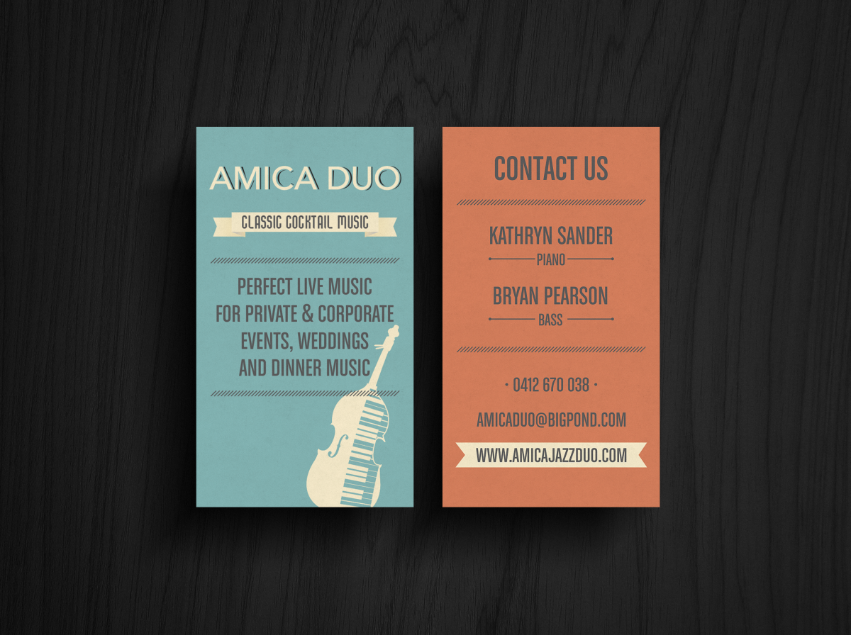 Business Card Design by HYPdesign for Mood+Music+Musicians | Design #2209138