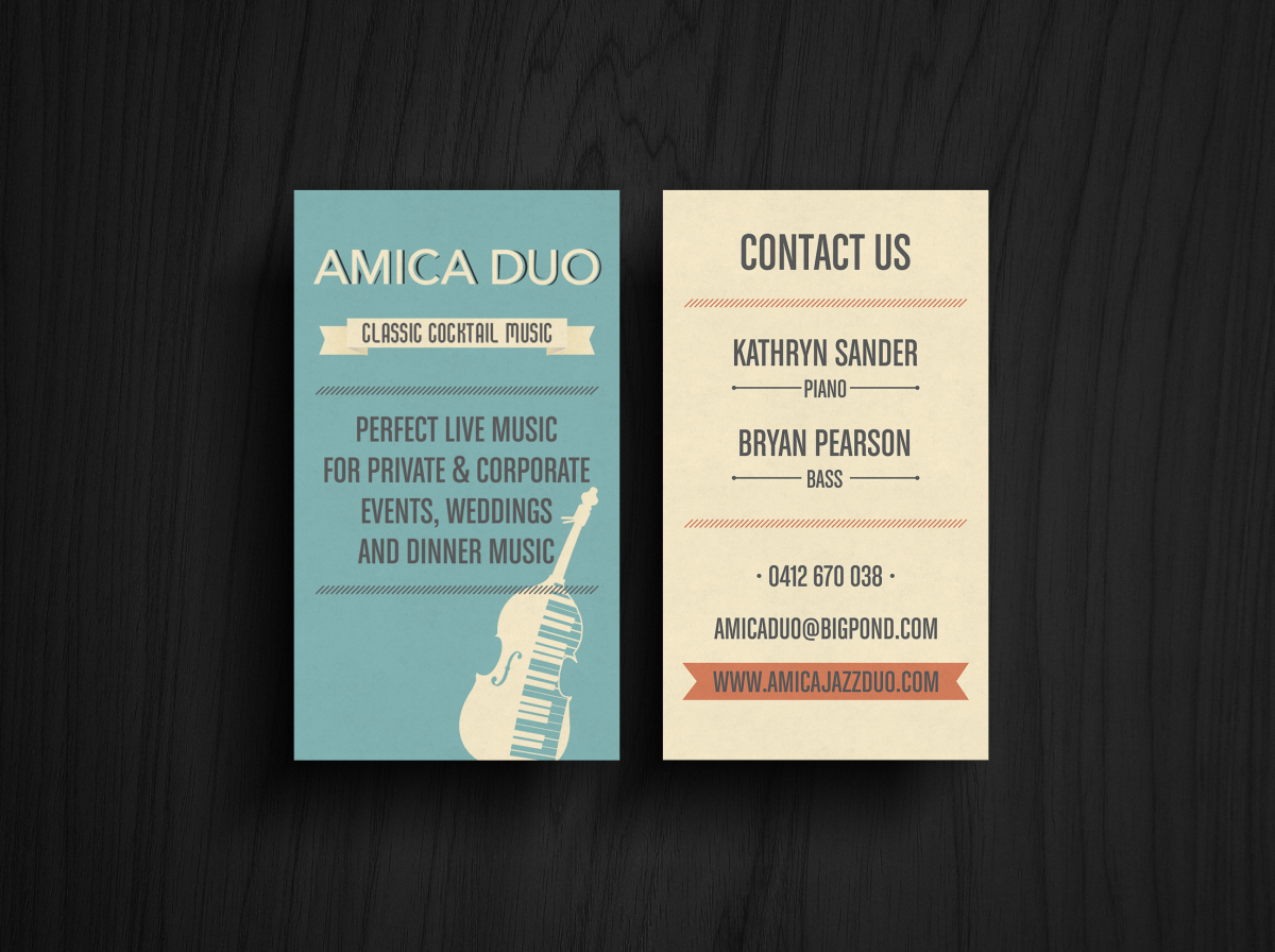 Diseño de Tarjeta de Presentación por HYPdesign para Mood+Music+Musicians | Diseño #2209141