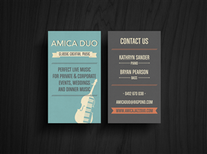 Business Card Design by HYPdesign for Mood+Music+Musicians | Design #2209784