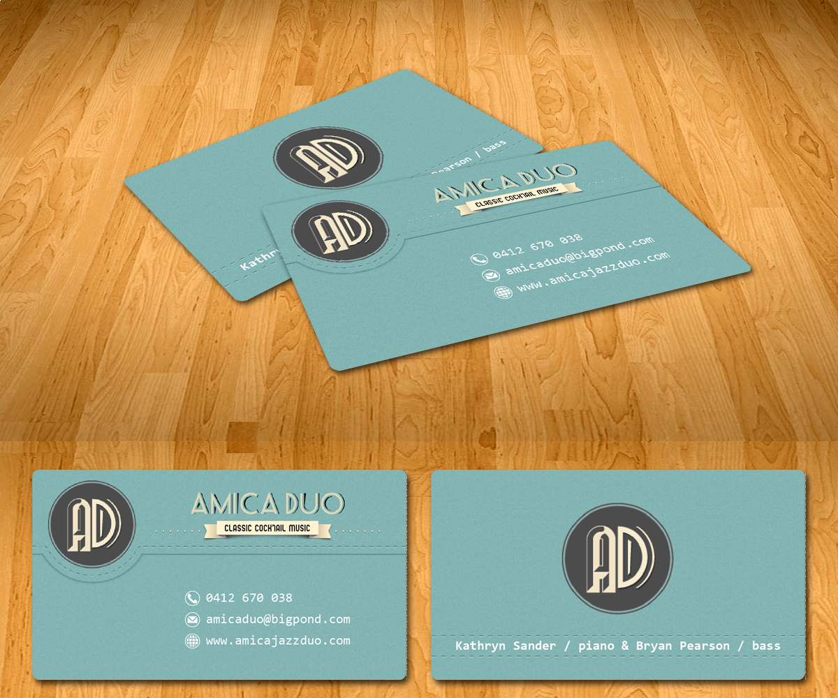 Business Card Design by Radu Borzea for Mood+Music+Musicians | Design #2186944