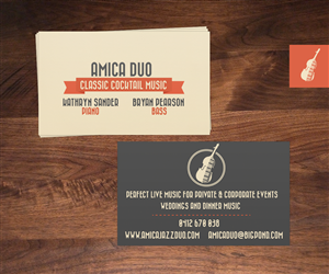 Business Card Design by Luiselotte for Mood+Music+Musicians | Design: #2229389