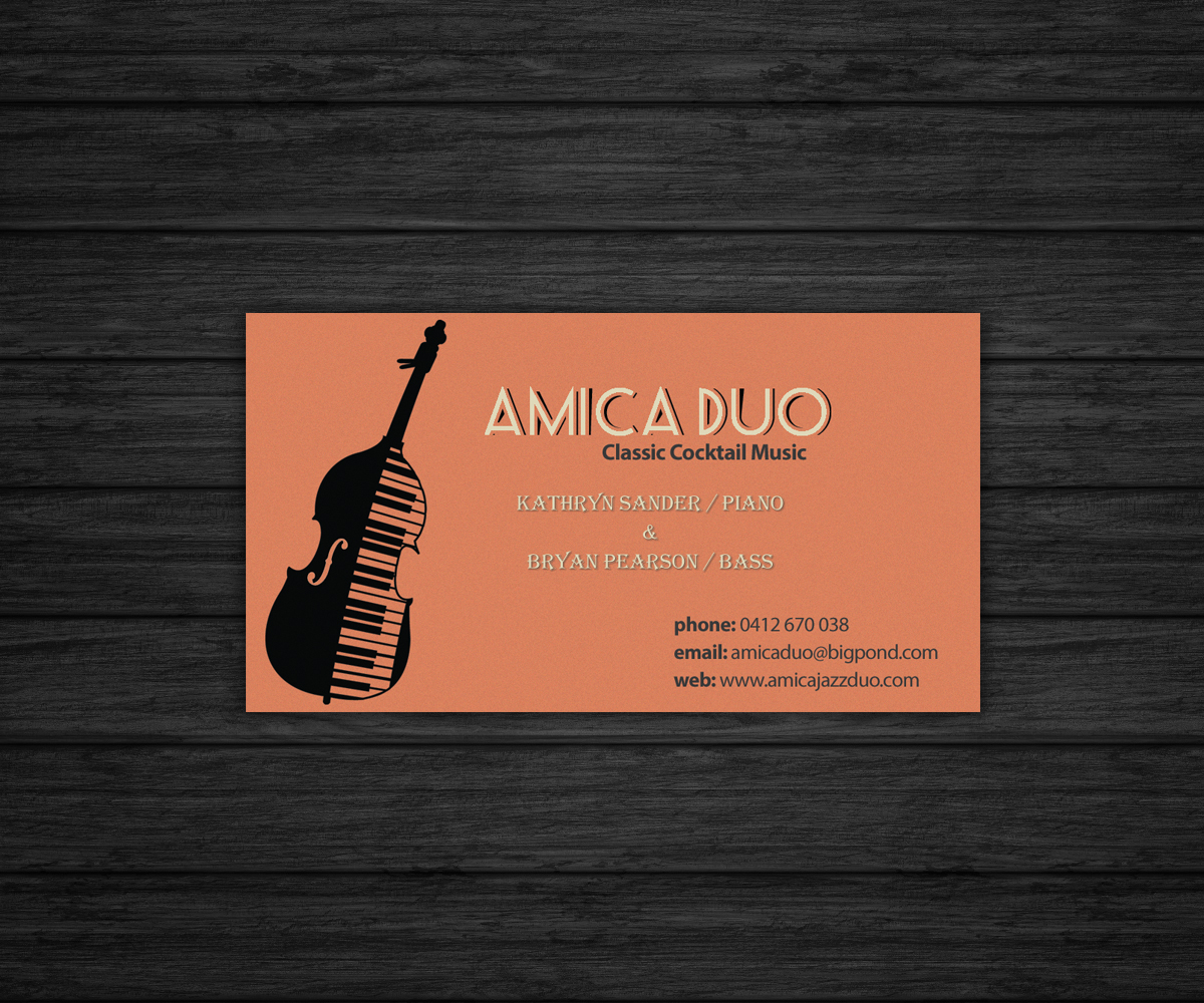 Diseño de Tarjeta de Presentación por FutureDesigne para Mood+Music+Musicians | Diseño #2231016