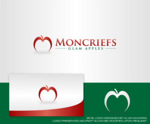 Logo Design by alvinnavarra for MONCRIEFS GLAM APPLES | Design #10334573