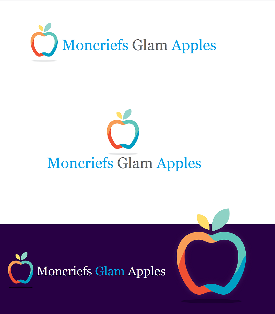 Logo Design by dhavalondesigncrowd for MONCRIEFS GLAM APPLES | Design #10340428