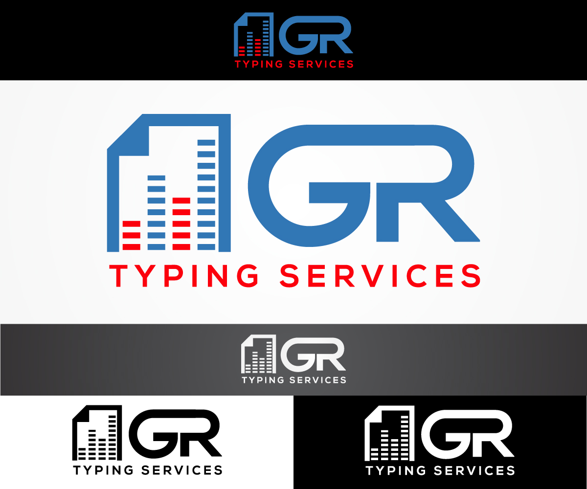 Logo Design by sangeloenriquez for GR Typing Services | Design #10342152