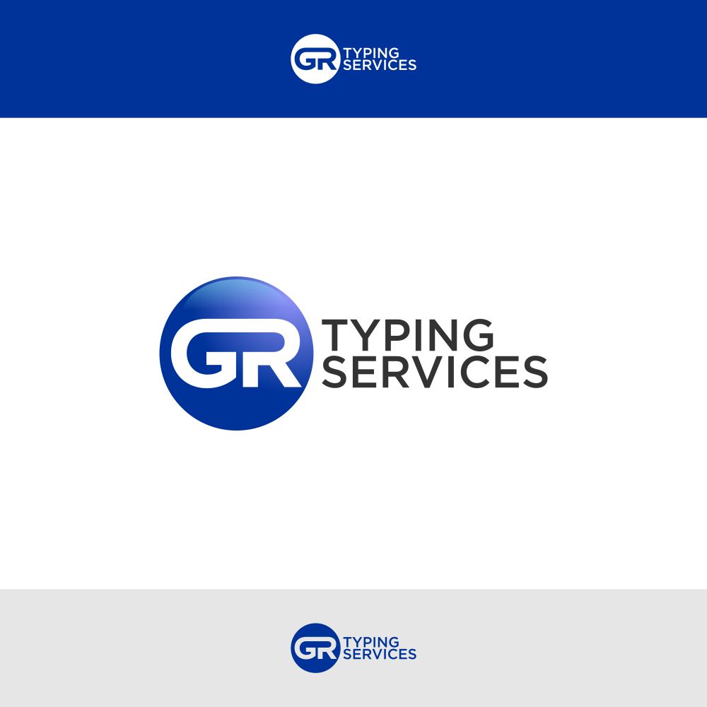 Logo Design by novita007 for GR Typing Services | Design: #10343451
