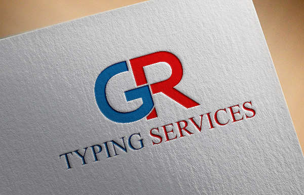 Logo Design by EGYPT KING for GR Typing Services | Design #10339644