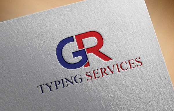 Logo Design by EGYPT KING for GR Typing Services | Design #10339645