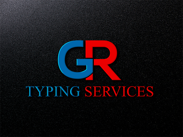 Logo Design by EGYPT KING for GR Typing Services | Design #10339648