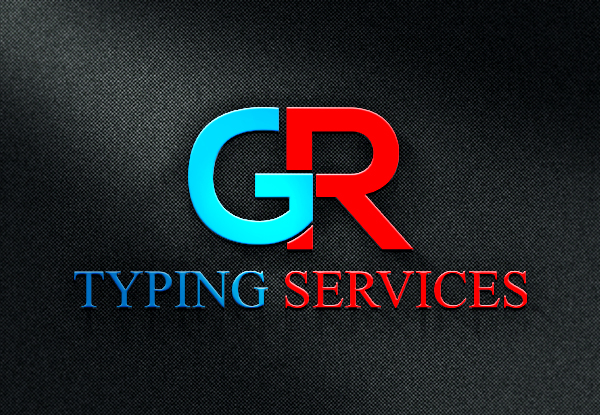 Logo Design by EGYPT KING for GR Typing Services | Design #10339665