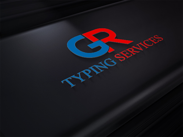 Logo Design by EGYPT KING for GR Typing Services | Design #10339878