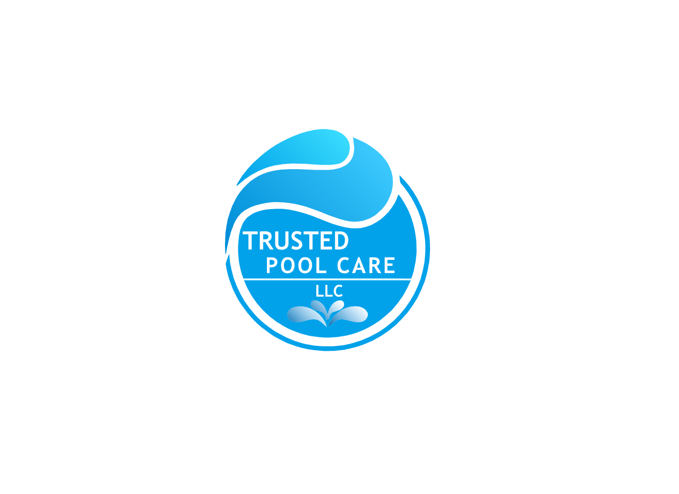 Logo Design by k.karina10 for Trusted Pool Care | Design #10368984