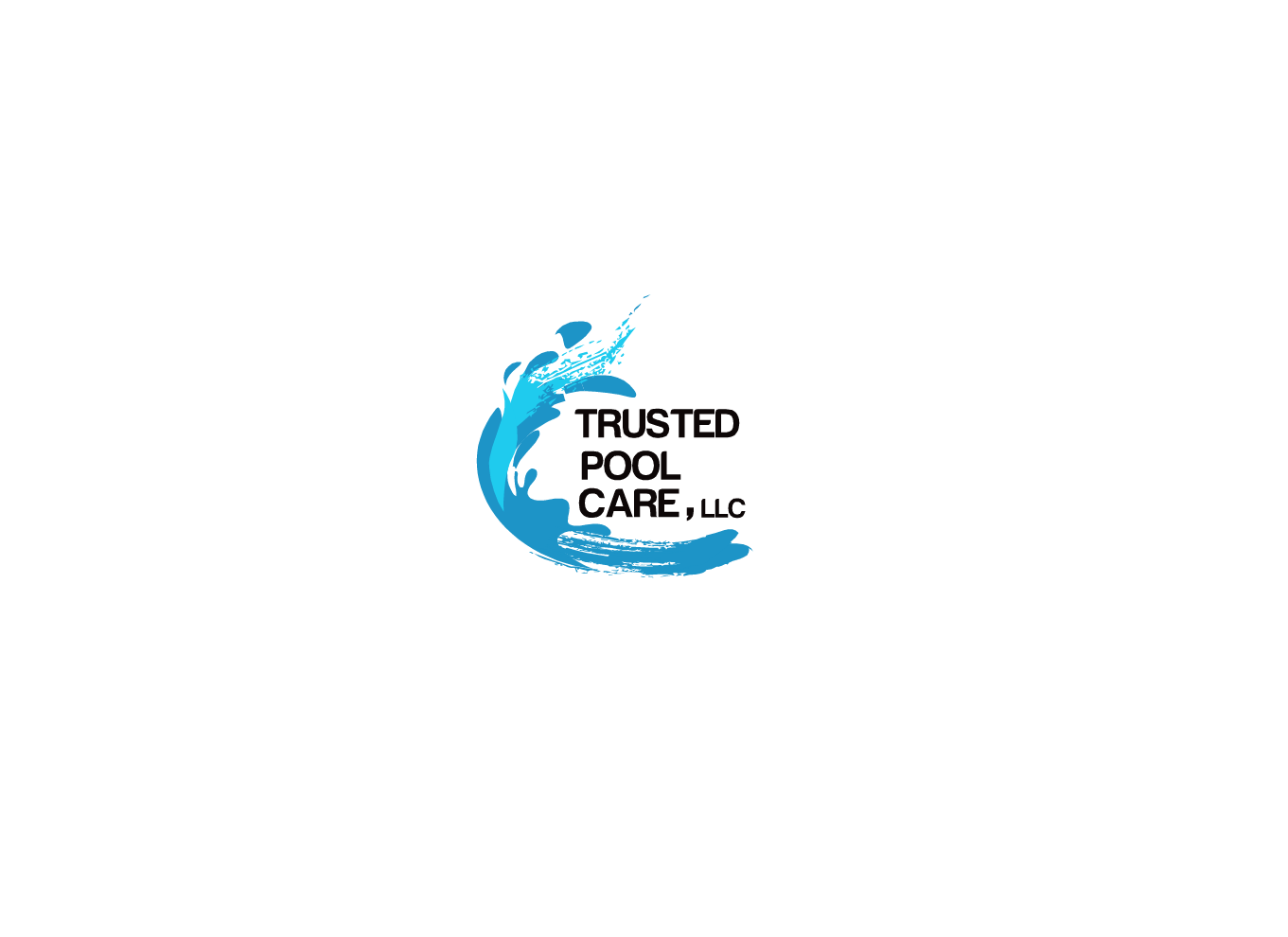 Logo Design by k.karina10 for Trusted Pool Care | Design #10382606