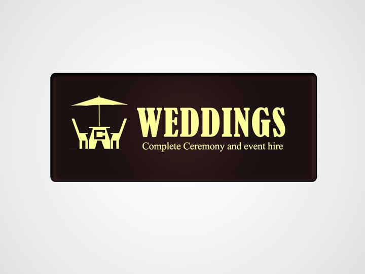 Logo Design by VedCreative for event and wedding hire | Design #2196982