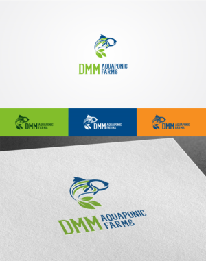 DMM Aquaponic Farms | Logo Design by Daniel Delato