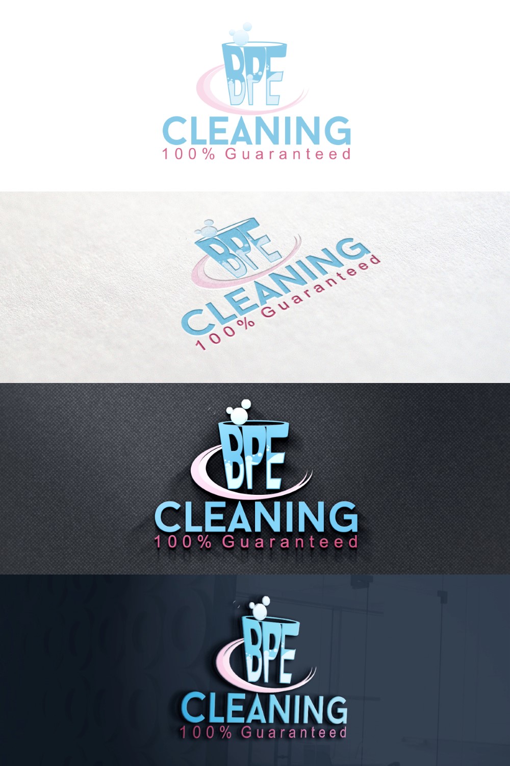 Diseño de Logo por DG para BPE Cleaning | Diseño #10357773