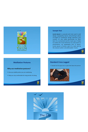 PowerPoint Design by Sarah Mathews for Wide Open Road Wellness | Design: #2212129