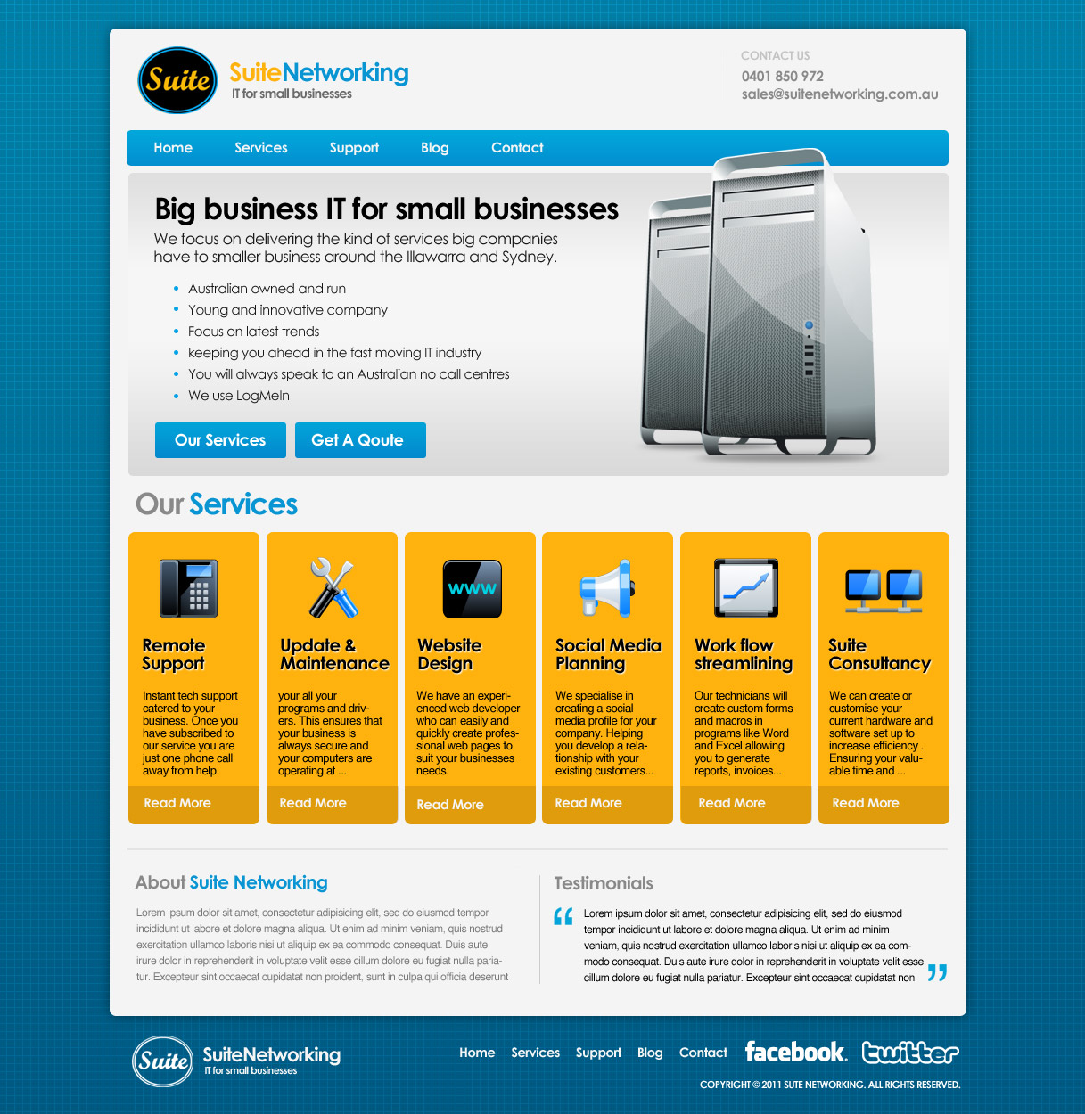 Web Design by Robert Marks for this project | Design #458888