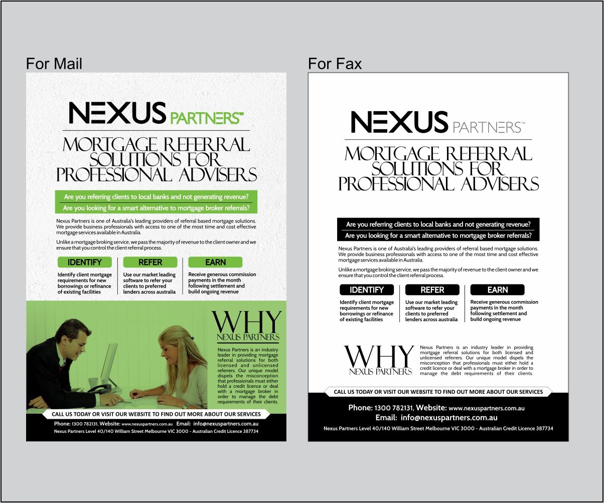 Flyer Design by Purple Studio for Nexus Partners | Design #2228591