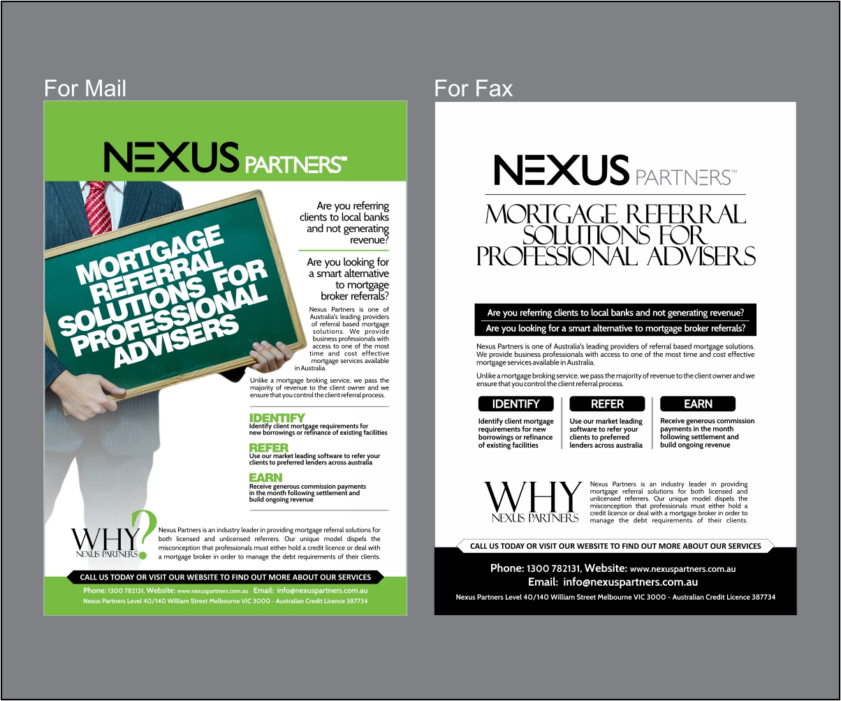 Flyer Design by Purple Studio for Nexus Partners | Design #2228752