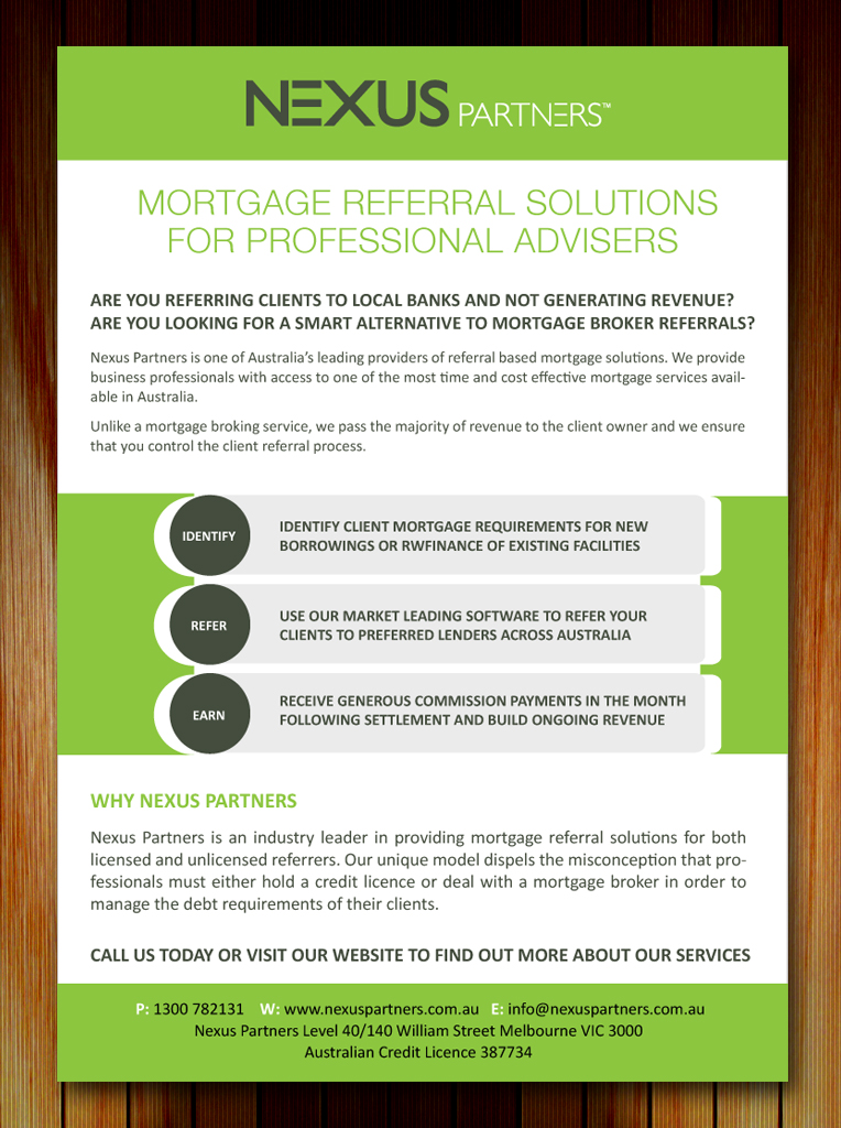 Flyer Design by Sbss for Nexus Partners | Design #2181952