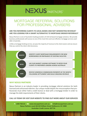 Flyer Design by Sbss for Nexus Partners | Design: #2181952