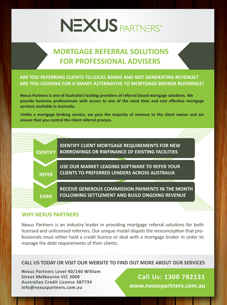 Flyer Design by Sbss for Nexus Partners | Design #2182067