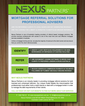 Flyer Design by Sbss for Nexus Partners | Design: #2187547