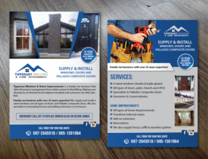 Flyer Design by alex989 for Tipperary Windows & Home Improvements | Design: #10350901