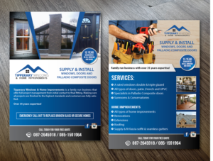 Flyer Design by alex989 for Tipperary Windows & Home Improvements | Design: #10356695