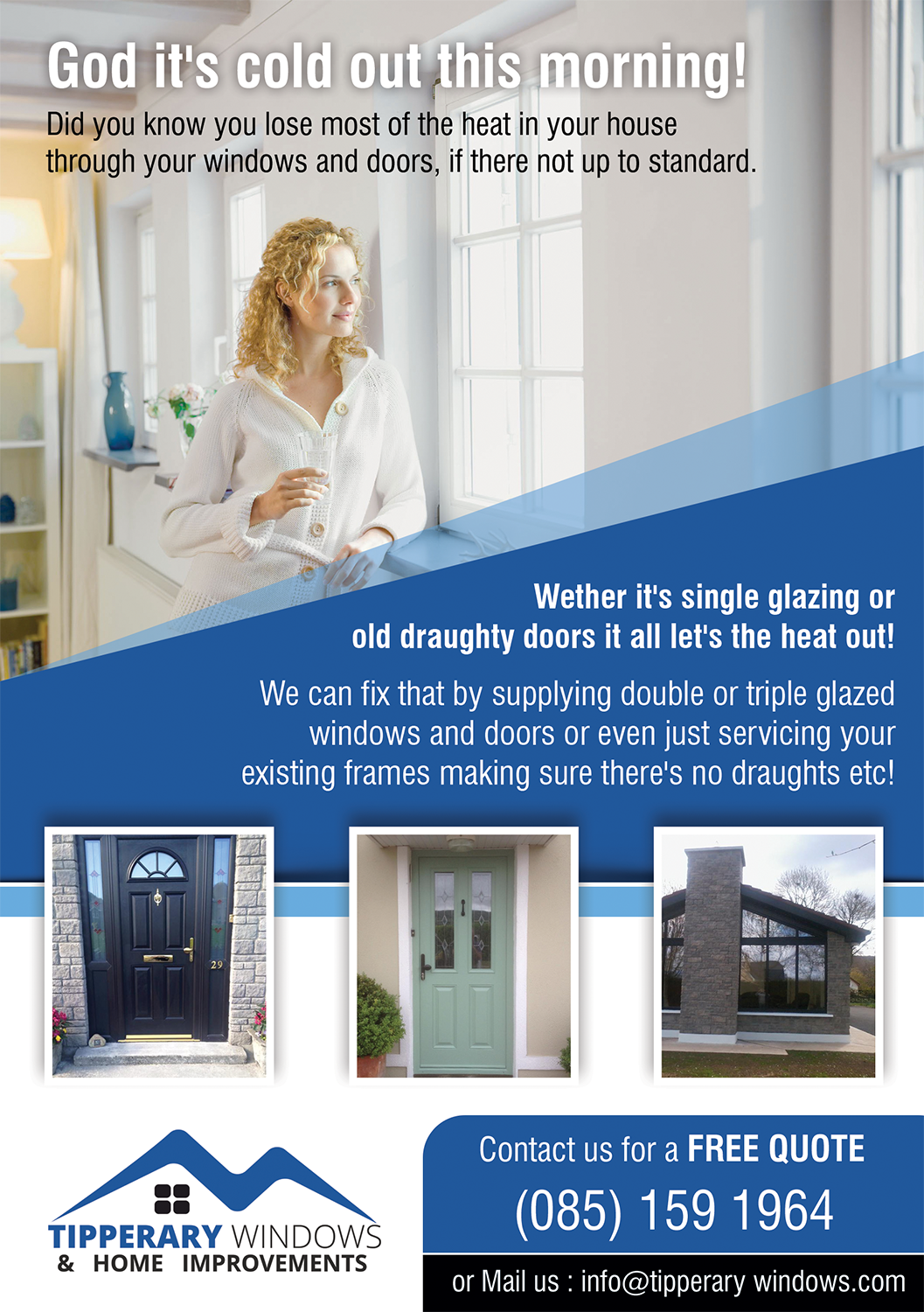 Flyer Design by Akshar Shailesh for Tipperary Windows & Home Improvements | Design #10352347