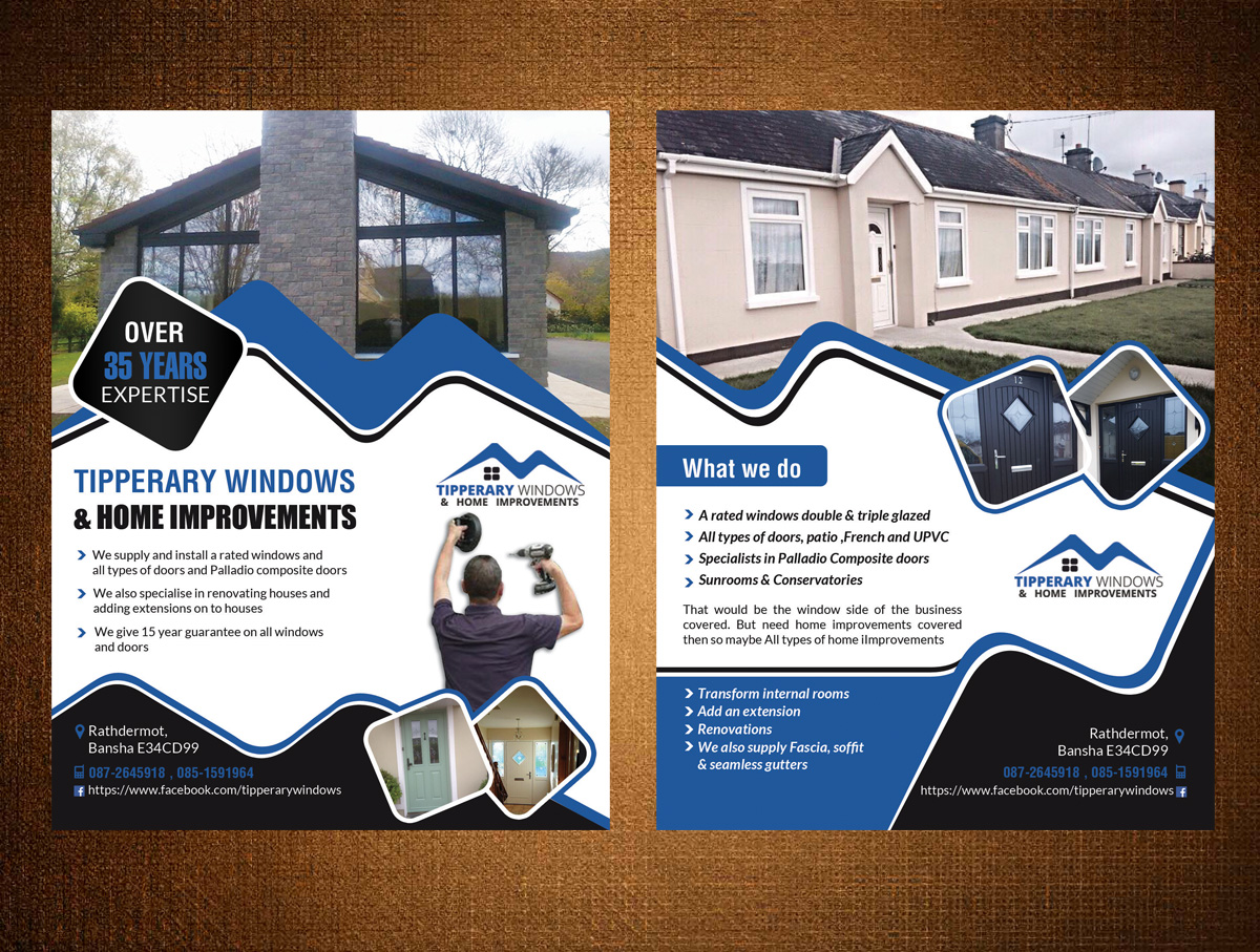Flyer Design by creative.bugs for Tipperary Windows & Home Improvements | Design #10350829