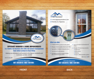 Flyer Design by aspiremedia for Tipperary Windows & Home Improvements | Design: #10356923