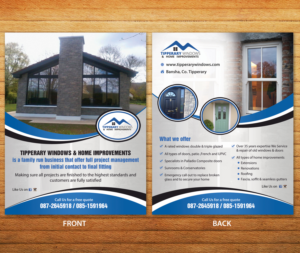 Flyer Design by aspiremedia for Tipperary Windows & Home Improvements | Design: #10357555