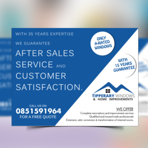 Flyer Design by princess for Tipperary Windows & Home Improvements | Design #10349775