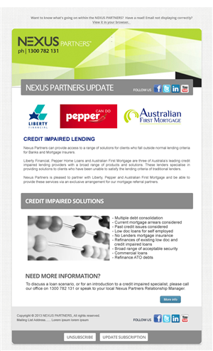 Diseño Gráfico por Sucre para Nexus Partners | Diseño: #2189230