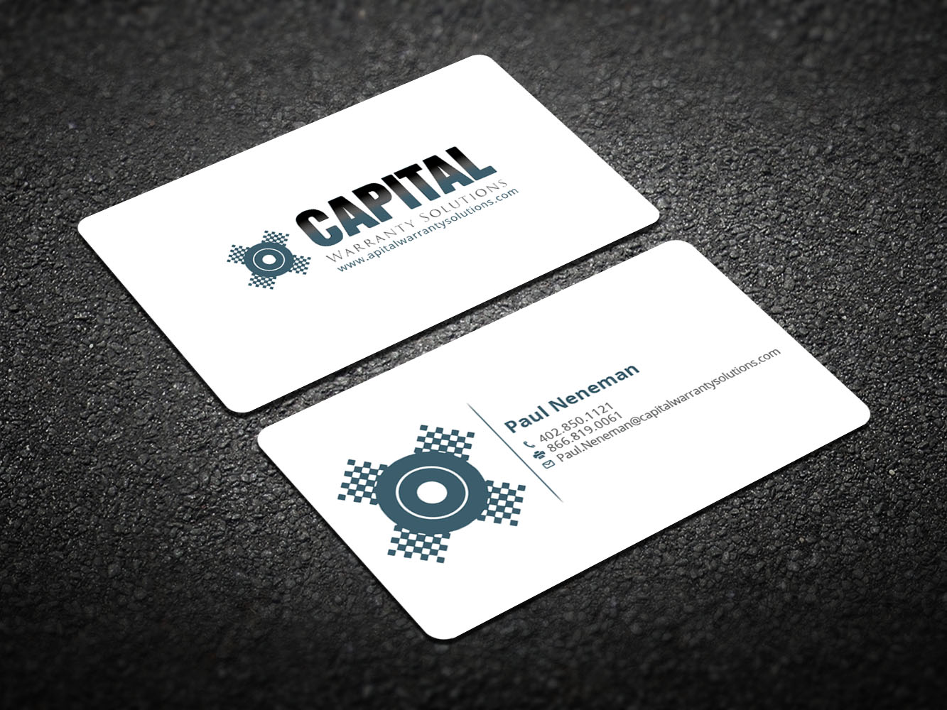 Business Card Design by Verified artistry (Design garden) for Capital Warranty Solutions | Design #10348888