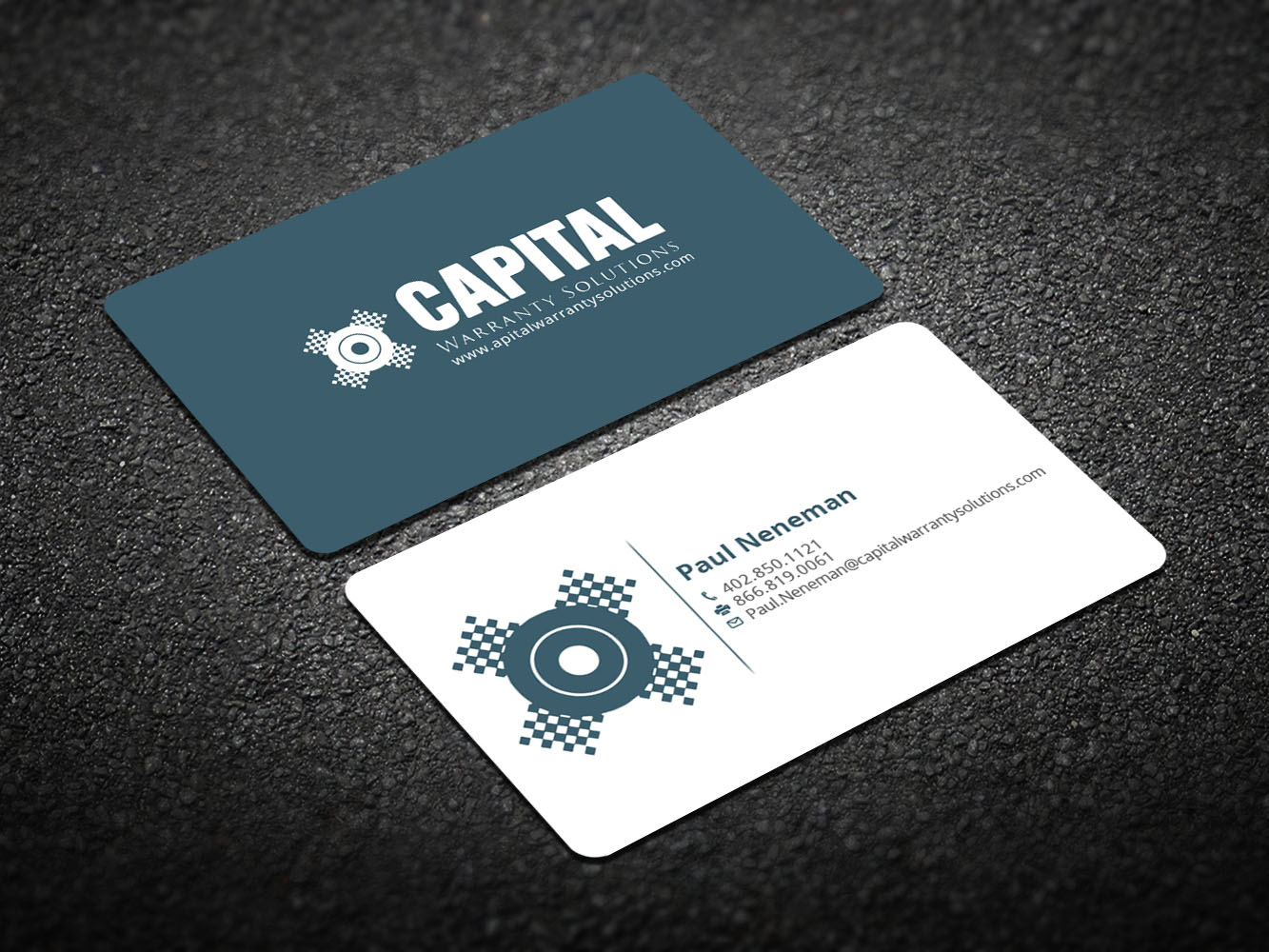 Business Card Design by Verified artistry (Design garden) for Capital Warranty Solutions | Design #10348890