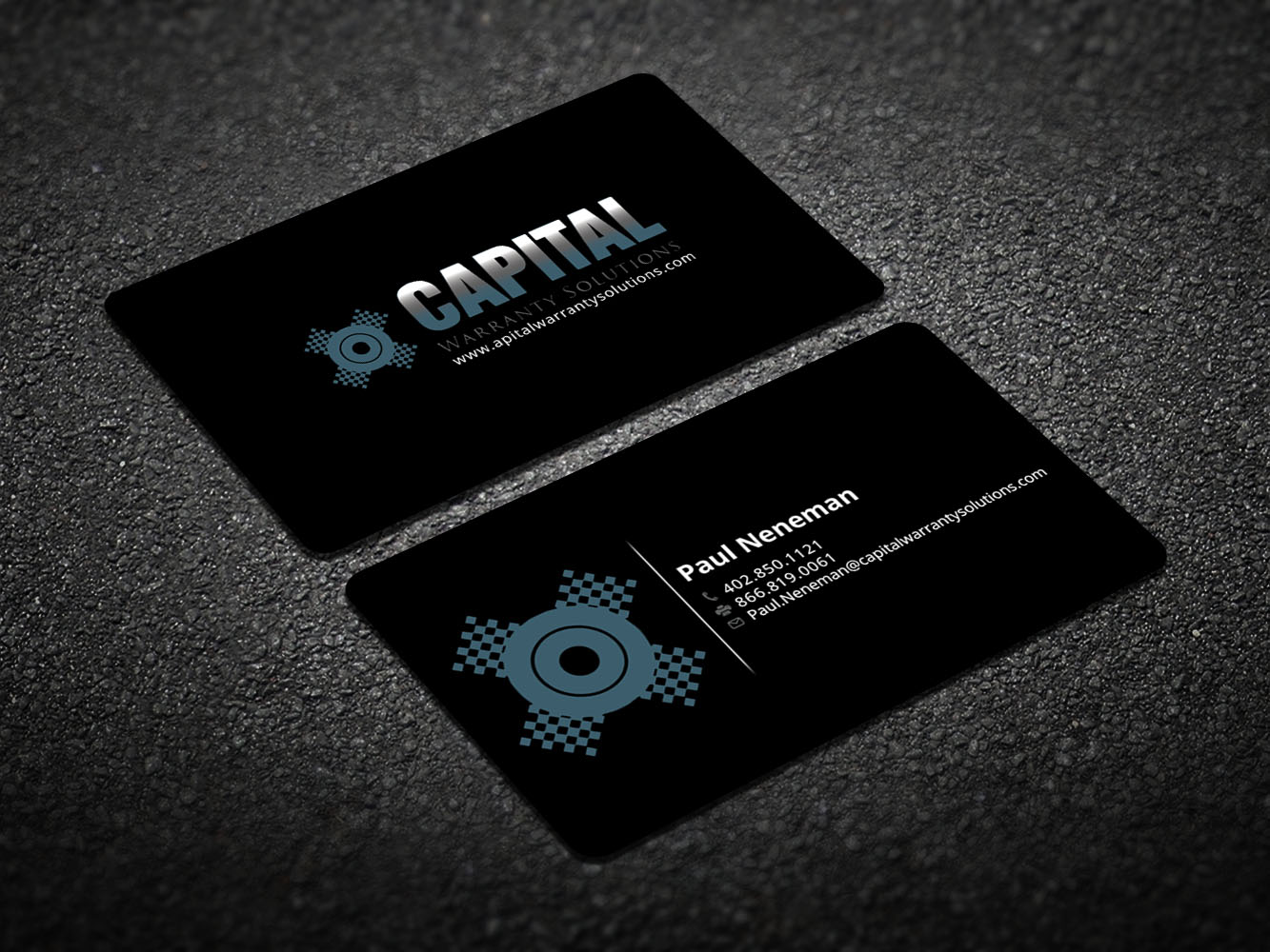 Business Card Design by Verified artistry (Design garden) for Capital Warranty Solutions | Design #10348891
