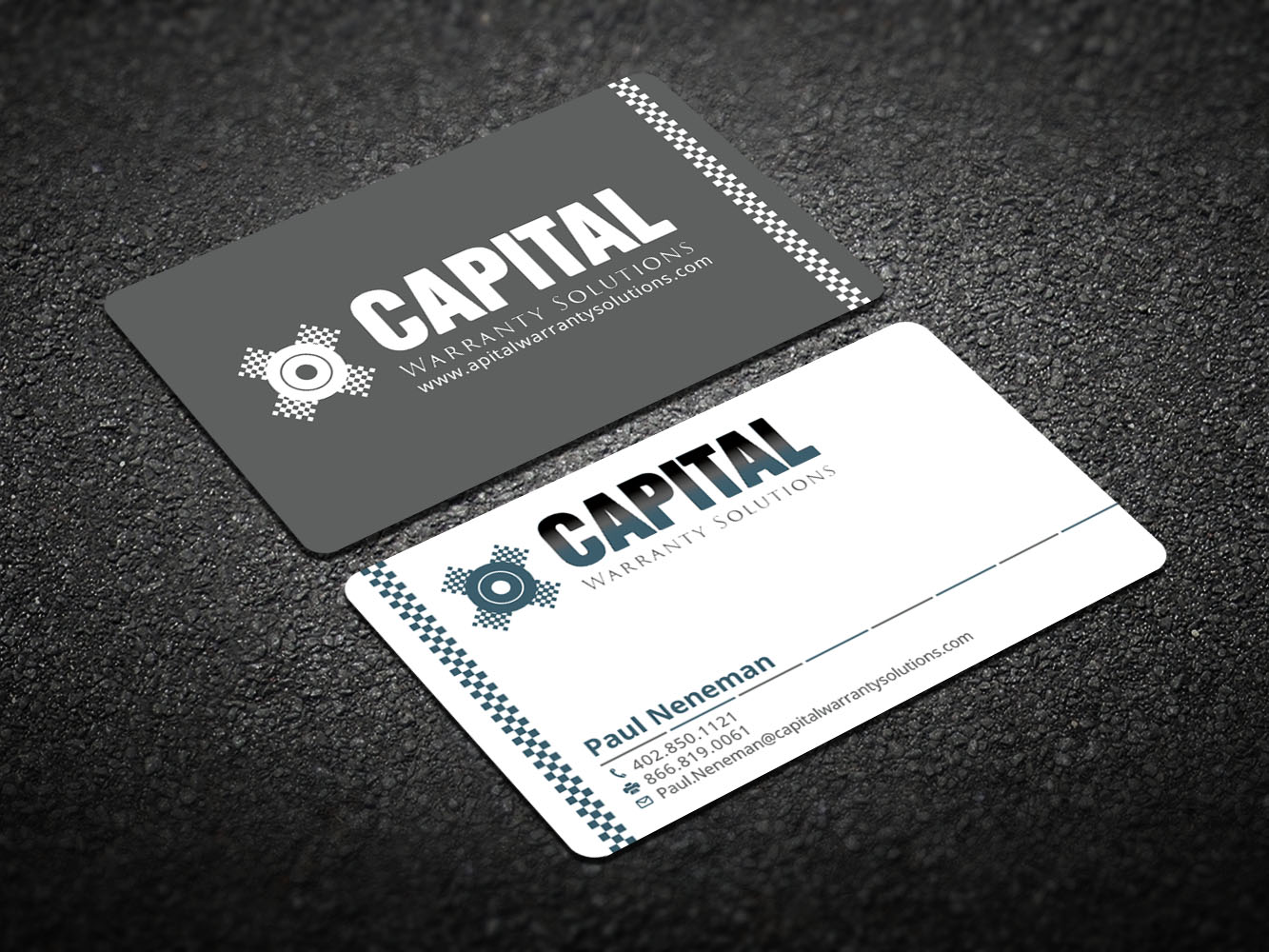 Design de Carte de Visite par Verified artistry (Design garden) pour Capital Warranty Solutions | Design #10348892