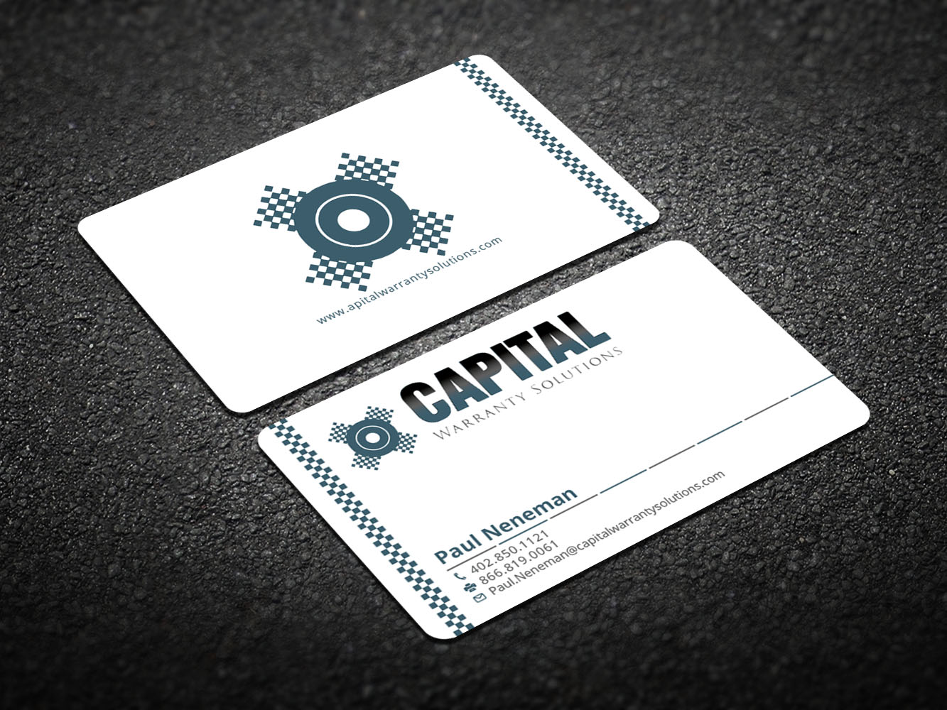 Business Card Design by Verified artistry (Design garden) for Capital Warranty Solutions | Design #10348893