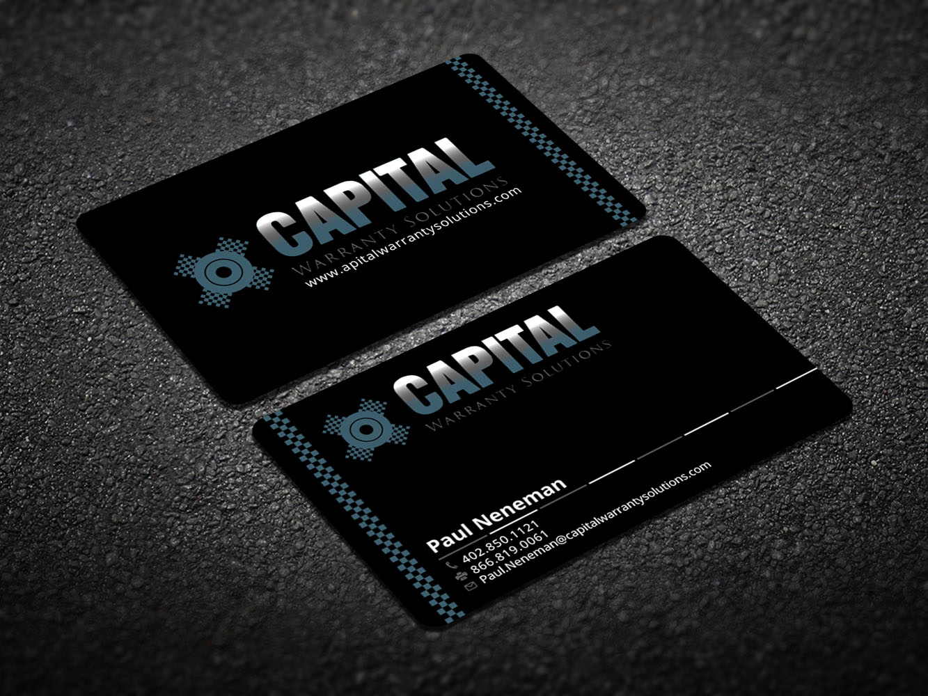 Business Card Design by Verified artistry (Design garden) for Capital Warranty Solutions | Design #10348894