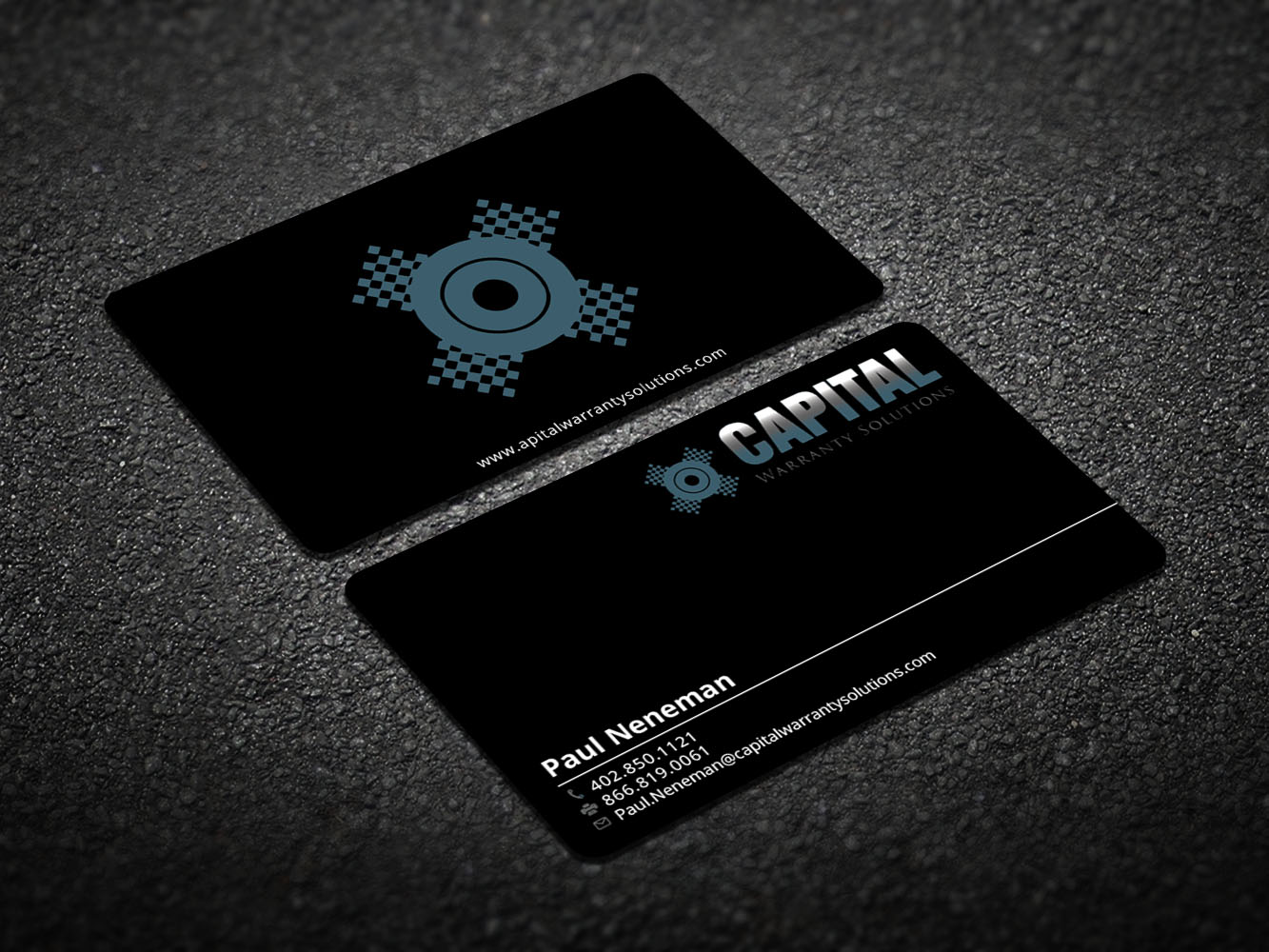 Business Card Design by Verified artistry (Design garden) for Capital Warranty Solutions | Design #10348897