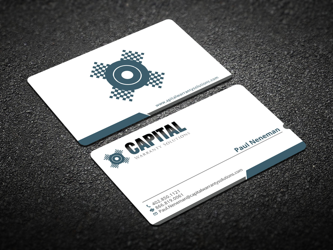 Business Card Design by Verified artistry (Design garden) for Capital Warranty Solutions | Design #10348898