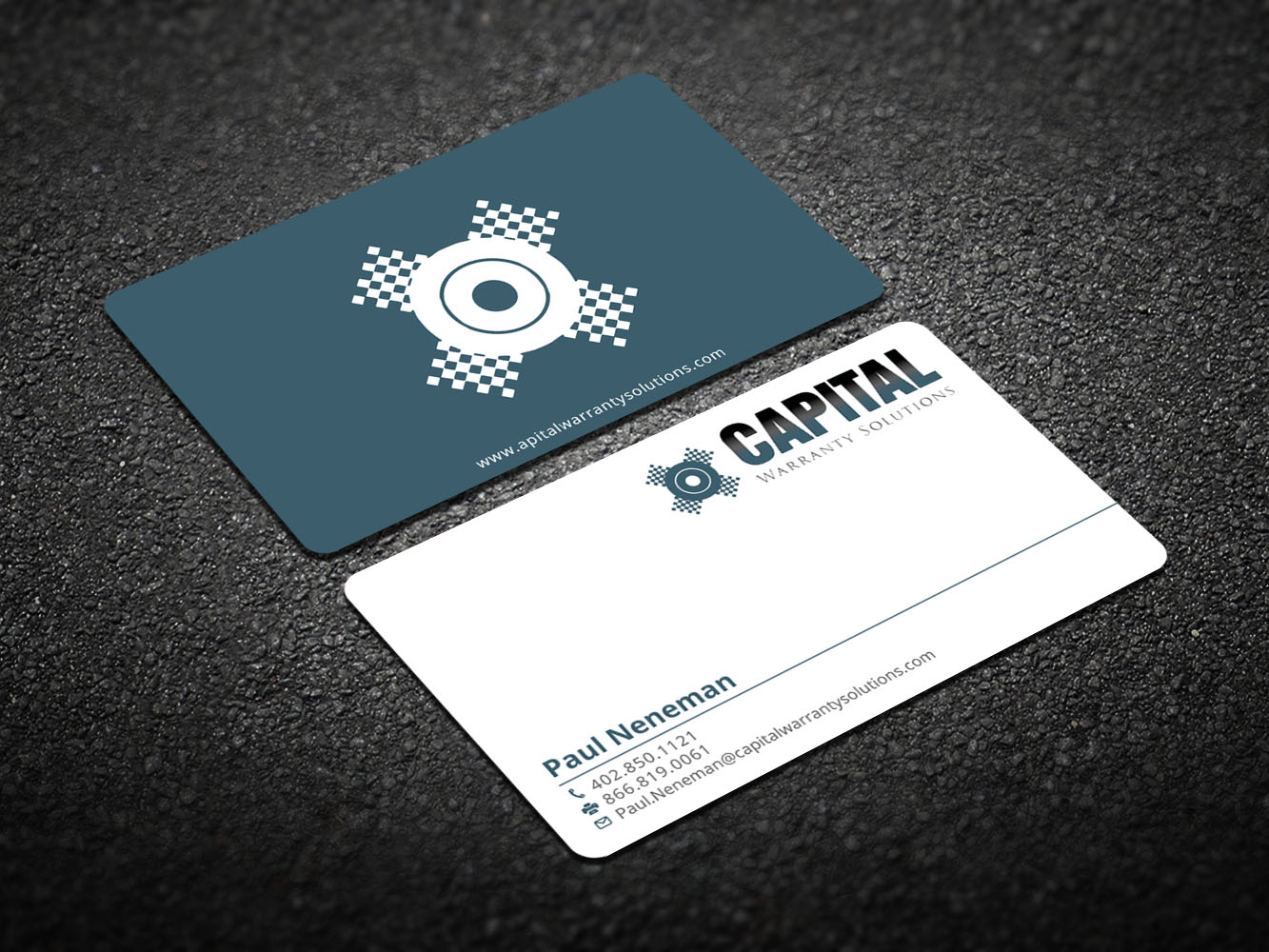 Business Card Design by Verified artistry (Design garden) for Capital Warranty Solutions | Design #10348900