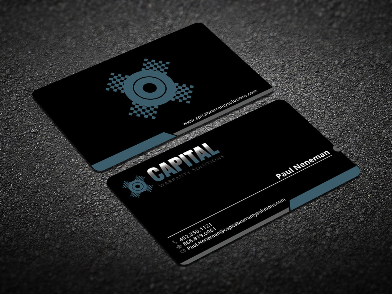 Business Card Design by Verified artistry (Design garden) for Capital Warranty Solutions | Design #10348901